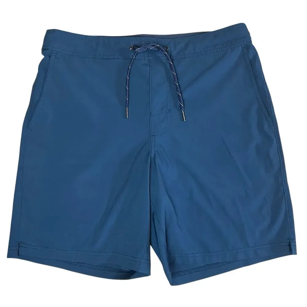 Fair Harbor Ozone Board Shorts Lined Swim Trunks Navy Size Medium